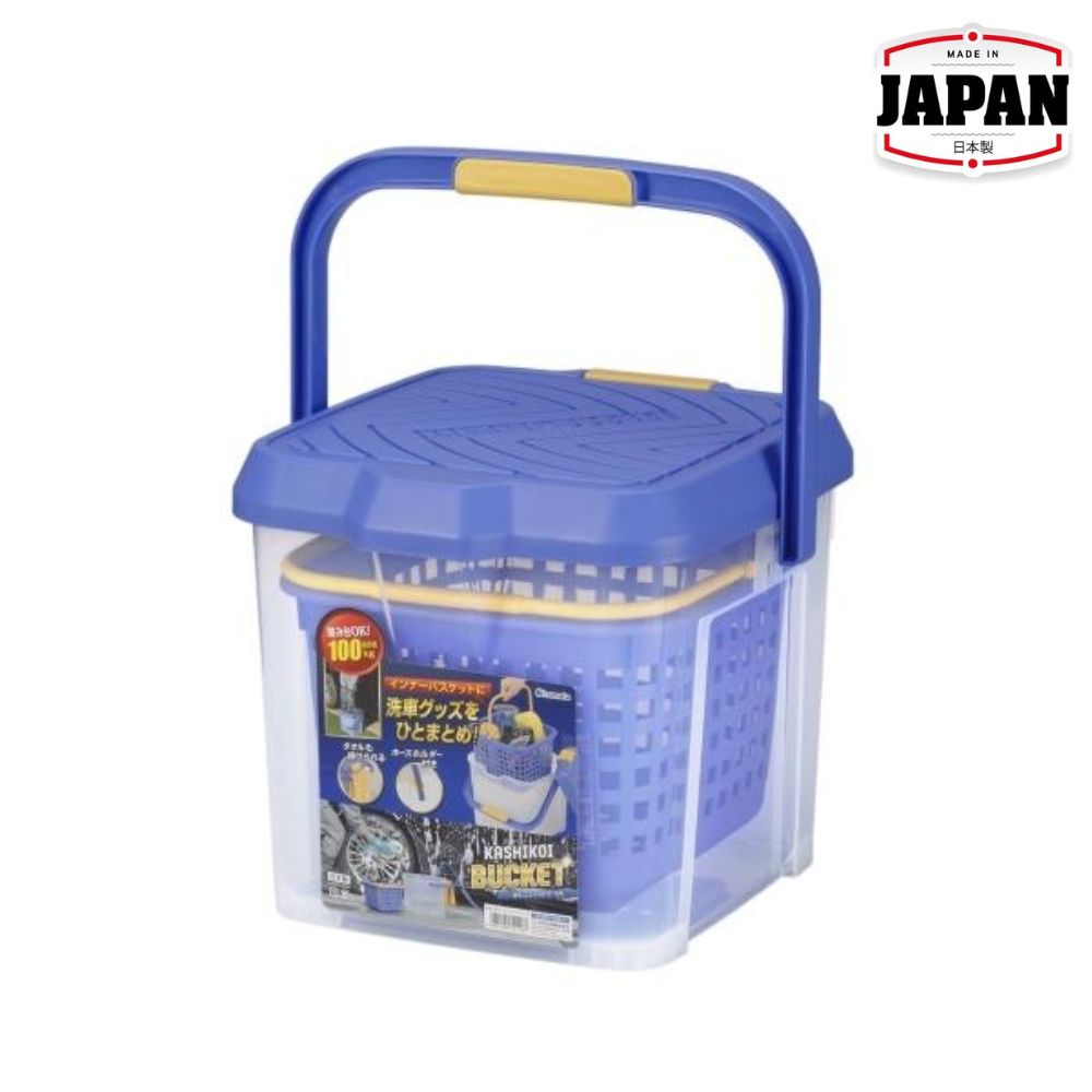 多用途踏台水桶、洗車水桶 | 17L | 日本製 | INOMATA | T32-I-3216CBL